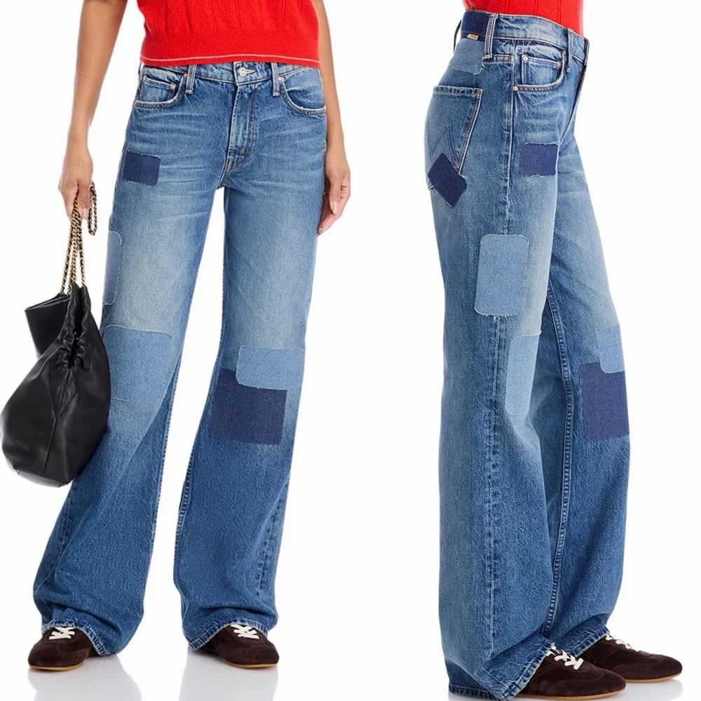 MOTHER The Bookie  Heel Jeans in Ironing Things Out⭐️RARE ⭐️28 Retail $348 - Picture 5 of 16